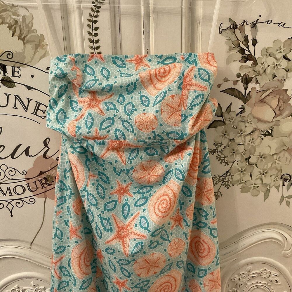 Lilly Pulitzer Sabrina Dress Caribbean Blue Strapless Size 4 NWT $182 - Picture 5 of 13